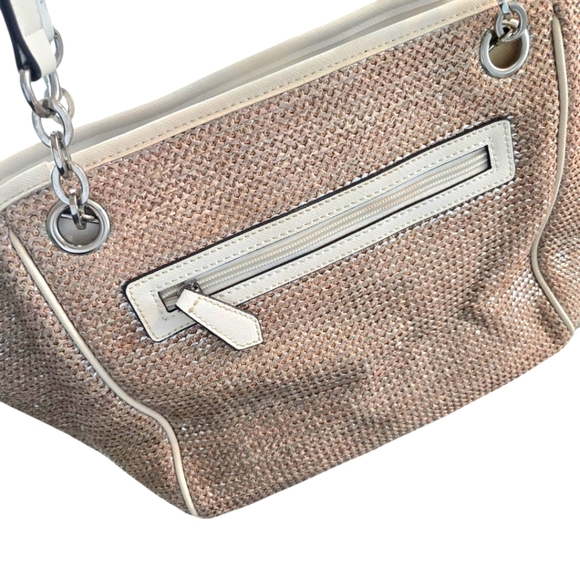 Liz Claiborne Sparkly Floral Shoulder Tote - Picture 6 of 7